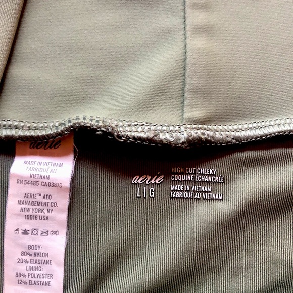 Aerie High Cut Cheeky Bikini Bottom - Picture 7 of 7